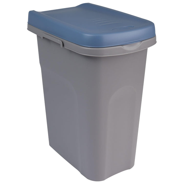 25L Mülleimer blau Küche Mülltonne Abfalleimer Trash Bin Gelber Sack Müll Blau 25 Liter, Blau 25 Lit