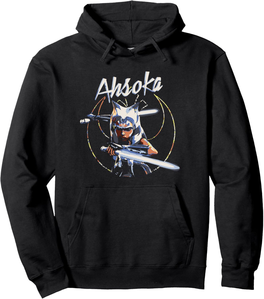 Star Wars: The Clone Wars Ahsoka Rebel Hero Rainbow Line Pullover Hoodie