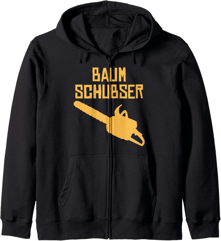 Baumschubser Kettensäge Holzfäller Forstwirt Waldarbeiter Kapuzenjacke