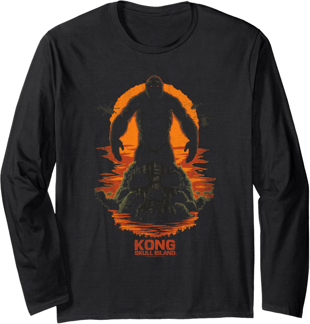 Kong: Skull Island Kong Silhouette Langarmshirt