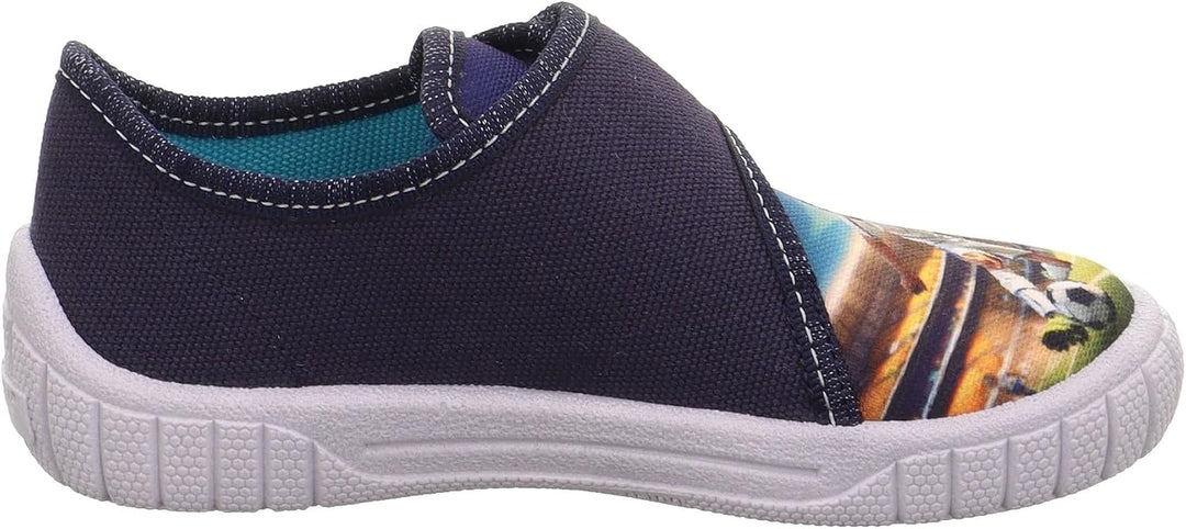 Superfit Jungen BillHausschuhe 23 EU Blau 8200, 23 EU Blau 8200