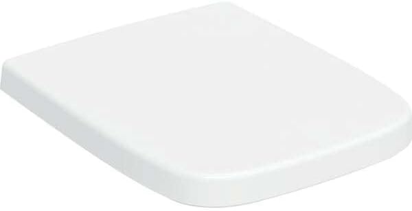 Geberit Renova Plan WC-Sitz, Absenkautomatik, Befestigung von oben, Quick-Release-Scharniere, 500.83