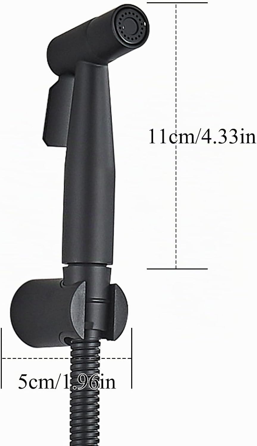 Bidet Handbrause Sprühkopf mit Handbrause Schlauch und Halter Bidet Dusche für Standard G1/2 Anschlu