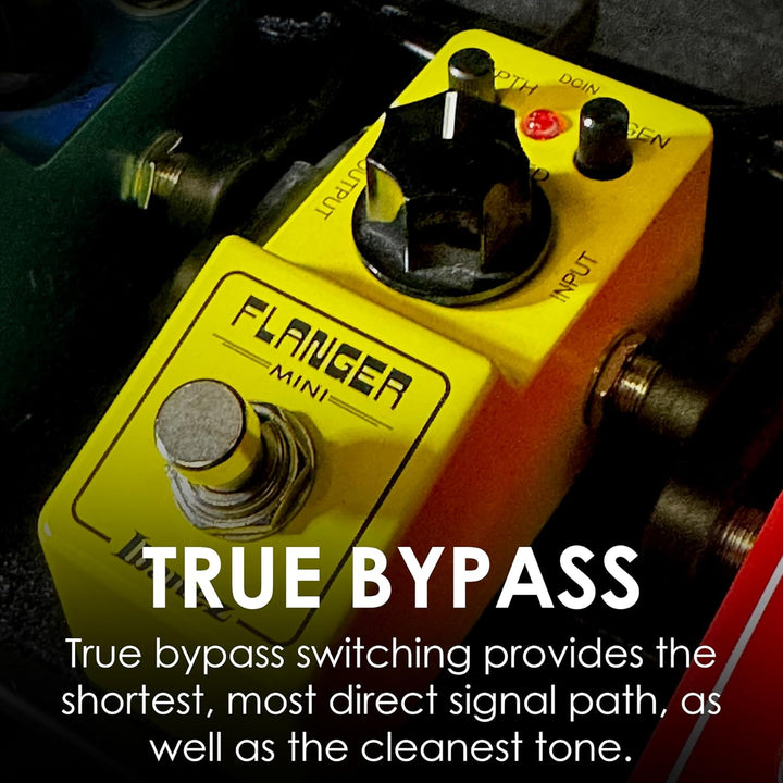 Ibanez FLMINI Flanger Guitar Pedal - True Bypass - Yellow