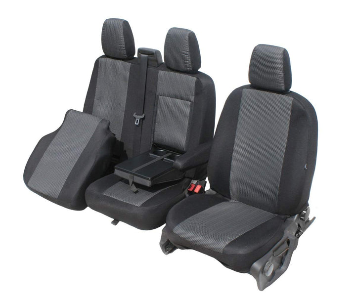 Sitzbezüge Hero Passgenau geeignet für Ford Transit Custom ab 2012-1+2