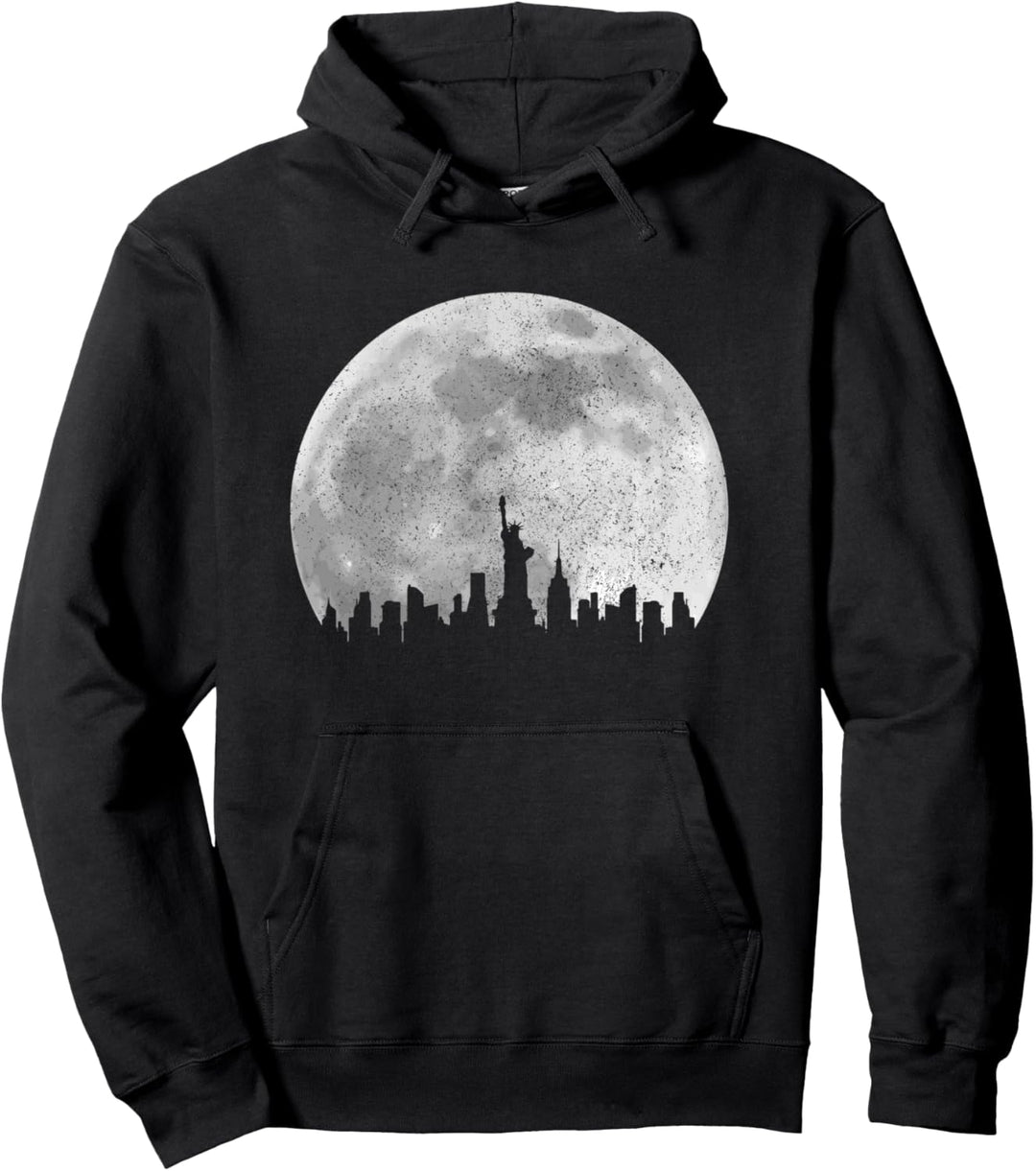 New York City NYC Skyline Vintage NYC NY Pullover Hoodie