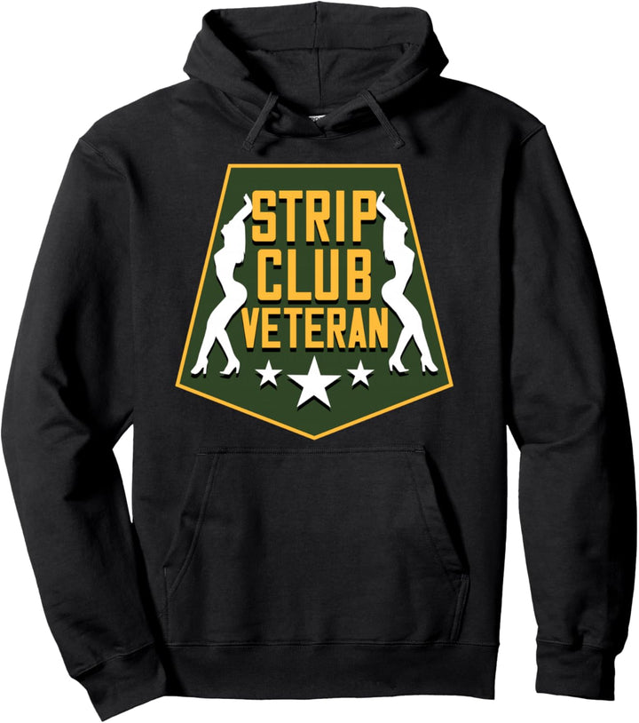 Strip Club Veteran Lustiger Veteran Pullover Hoodie