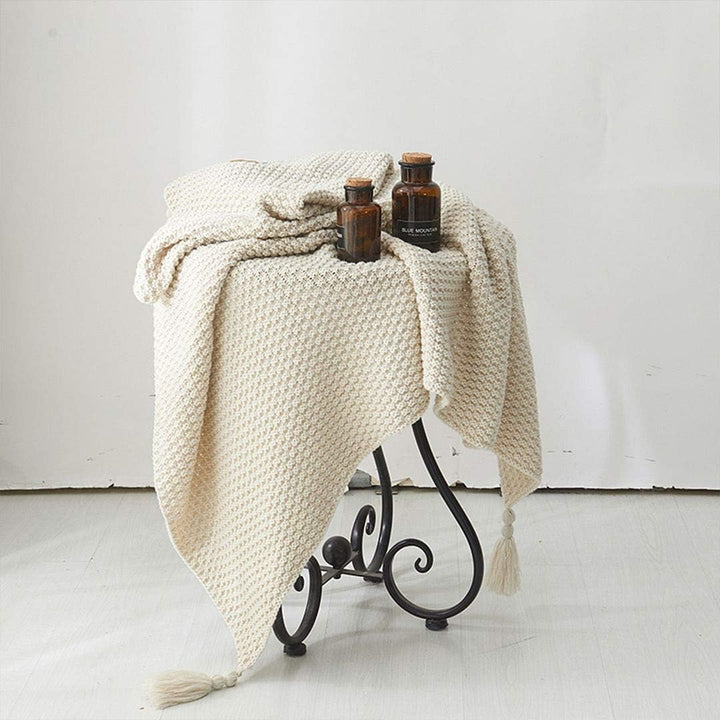 AUSTINCIAGA Decke aus Strick, Plaid, Sofa, Tagesdecke, Tischdecke, Tagesdecke, nordisch, warm, weich