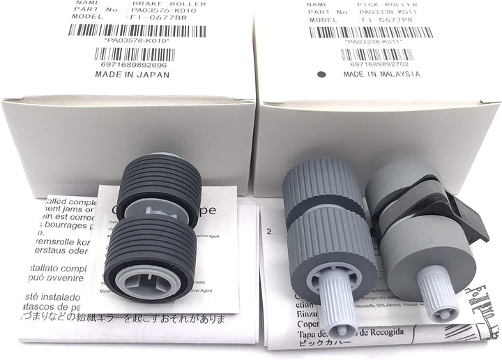 OKLILI PA03338-K011 PA03576-K010 PA03338-K010 Einzugsrolle Bremsrolle Kompatibel mit fi-6770 fi-6670