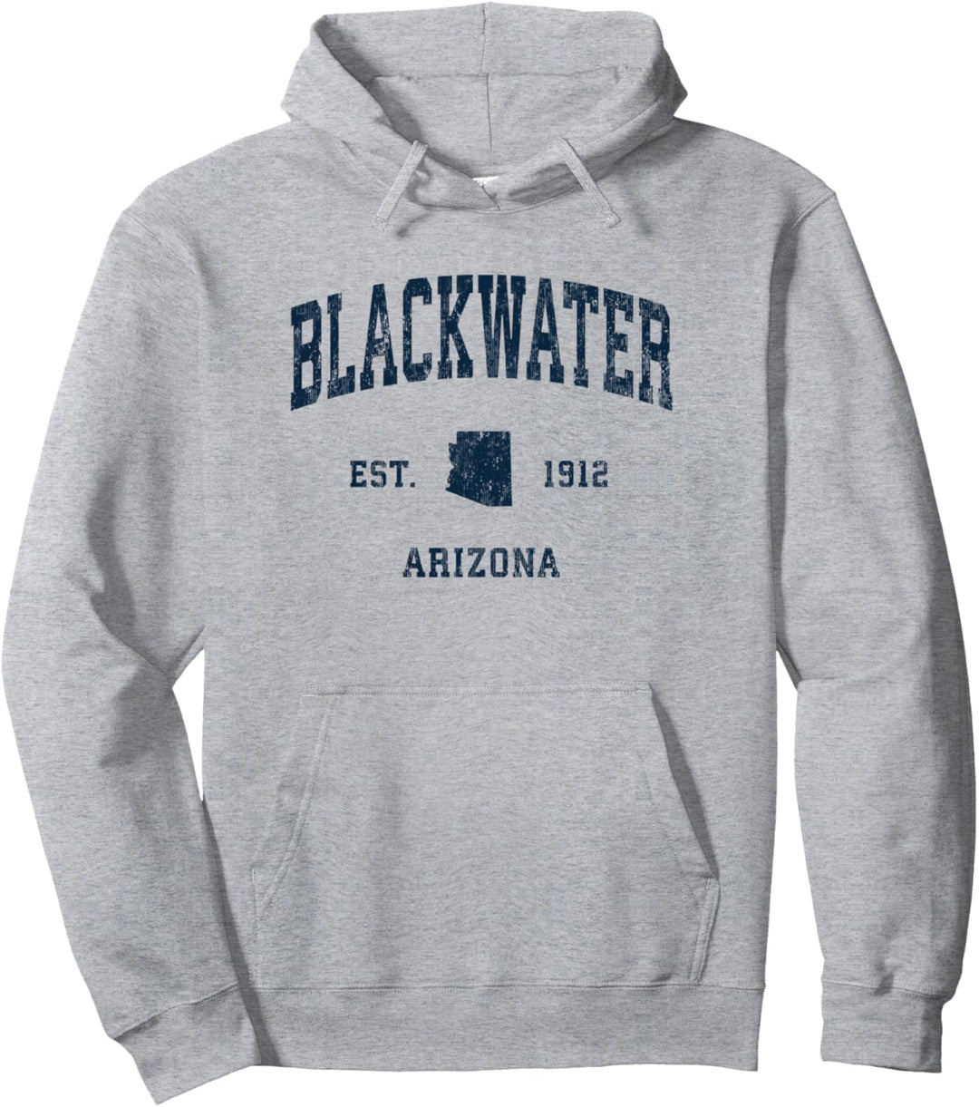 Blackwater Arizona AZ Sportliches Sportdesign im Vintage-Stil, Marineblau Pullover Hoodie