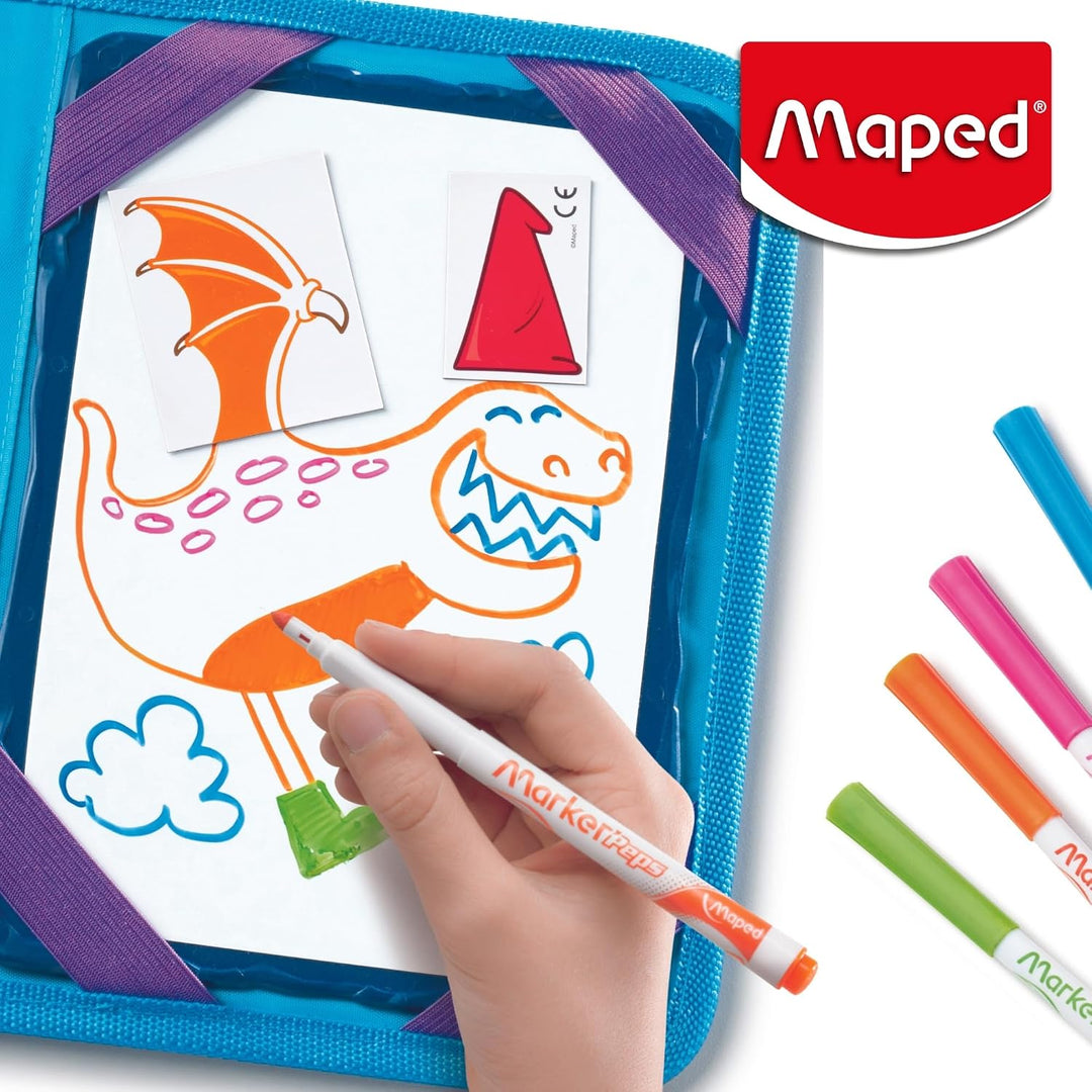 Maped 969311 CREATIV - Magnetische Tafel Travel Board Travel Board Prinzessinnen und Ritter, Travel
