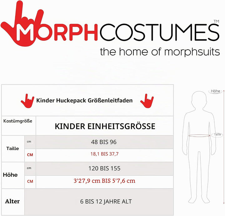 Morph Huckepack Wrestling Kostüm Kinder, Halloween Kostüm Kinder Ringer, Ringer