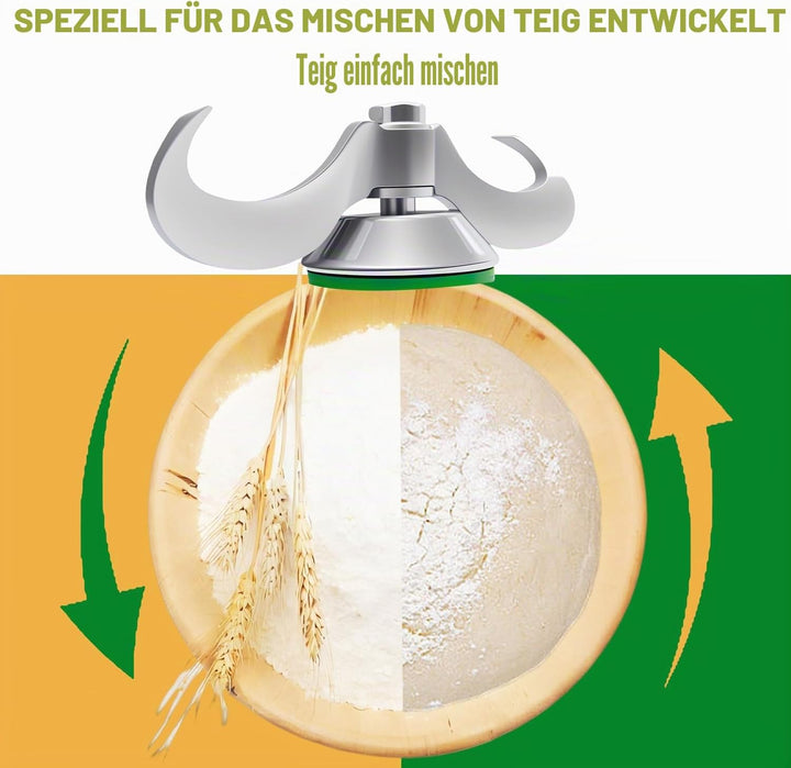 Teigmesser für Thermomix TM6 TM5 TM7 Ersatzteile für Thermomix Messer Teigmesser Edelstahl Messer fü