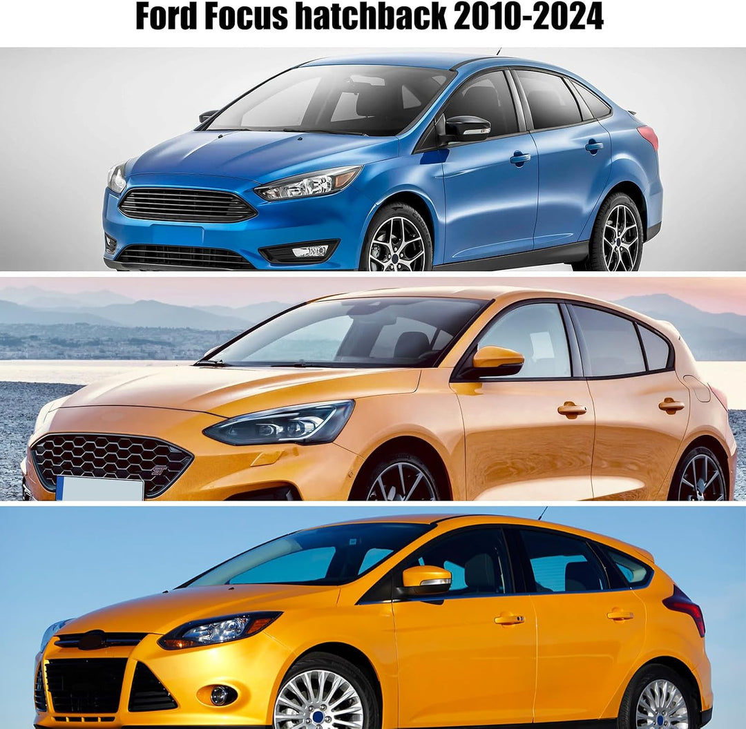 Halbe Autoabdeckung Ersatz für Ford Focus hatchback 2010-2024, Halbgarage, Upgrade Verdickter Stoff