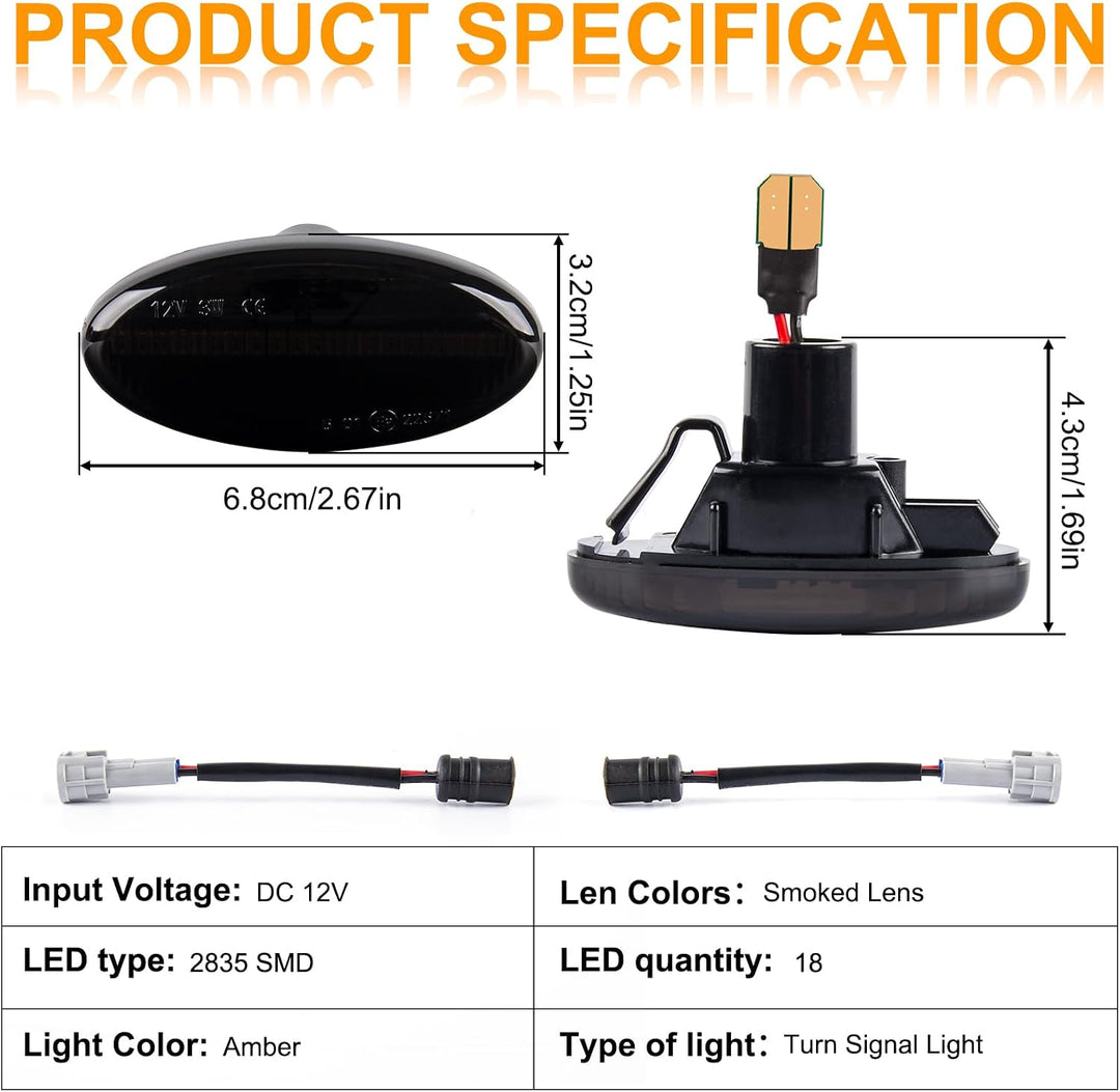 Blinker Seitenblinker für MAZDA 2 3 5 MPV
