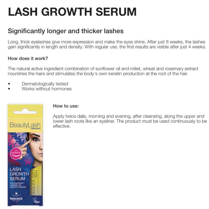 BeautyLash by RefectoCil - Lash Growth Serum