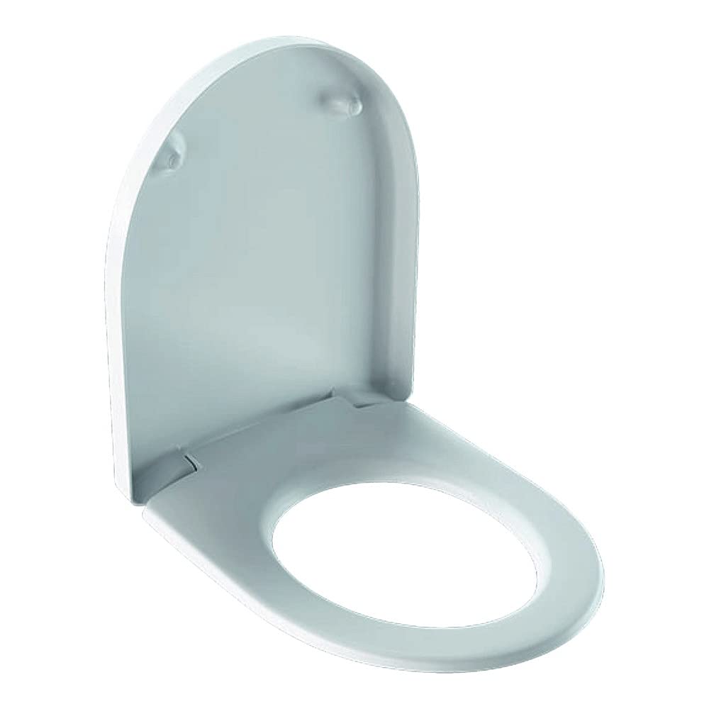 Keramag (Geberit) WC-Sitz Renova Nr.1 Plan, 573075000, WC-Deckel in runder Ausführung, Metallscharni