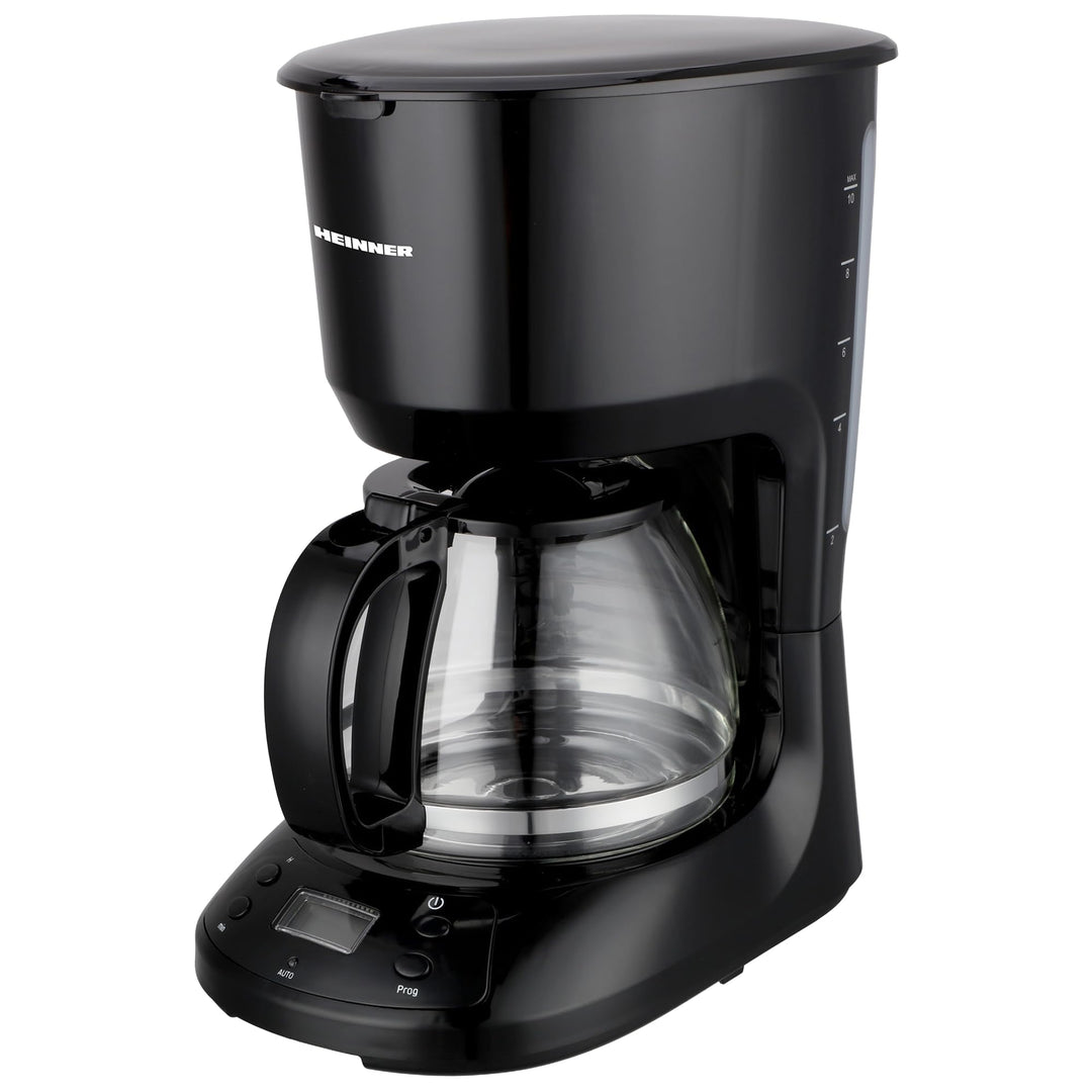 HCM-D750GCBK Digital Coffee Maker with LCD Display, Anti-Drip Function, Black Chatt &amp; 3-Year Warrant