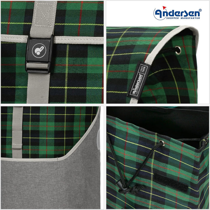 ANDERSEN Einkaufstrolley - Treppensteiger Scala Shopper Gese grün, Grün