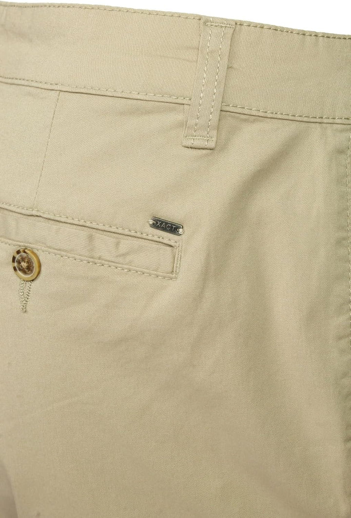 Xact Herren Leinen 23cm Tailored Chino Shorts, Regular Fit 32W Stone, 32W Stone