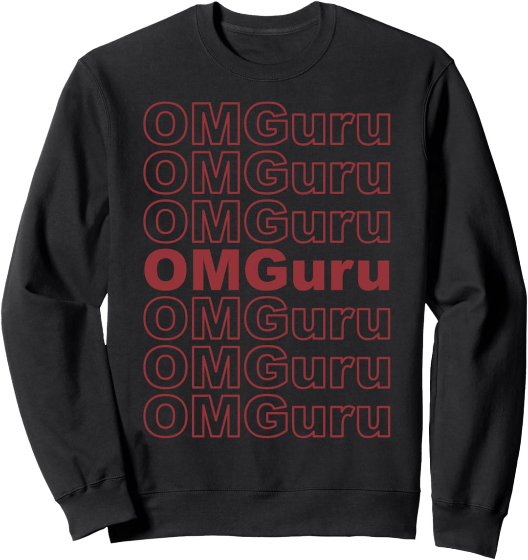 Trendy OMGuru Stack Sweatshirt