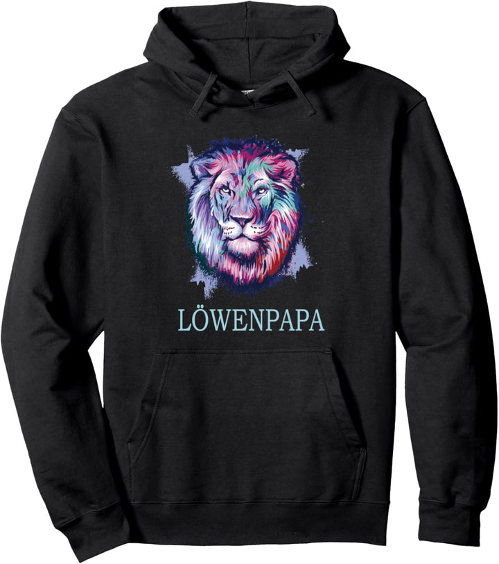 Löwenpapa Pullover Hoodie