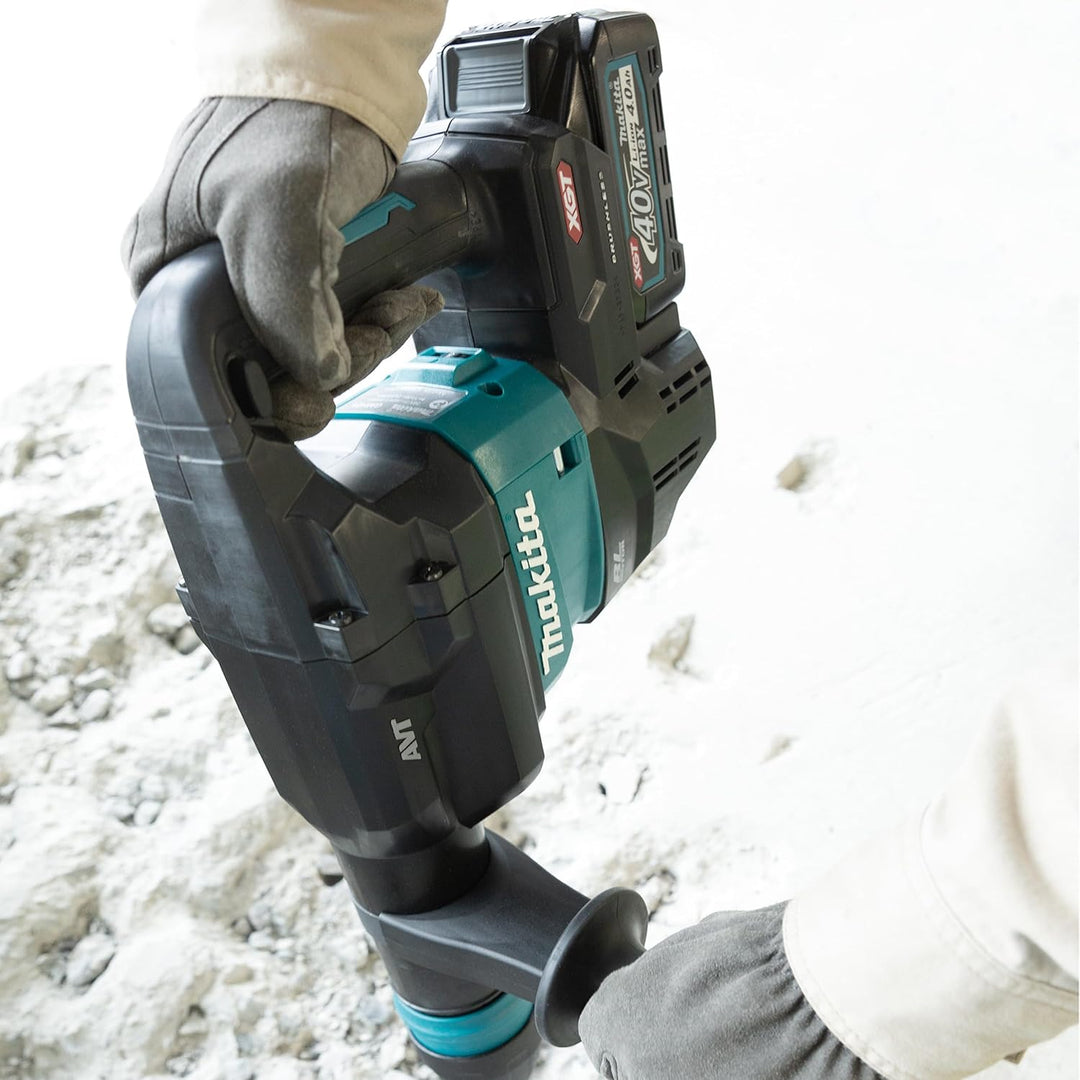 Makita HM001GM201 Akku-Stemmhammer 40V max. / 4,0 Ah, 2 Akkus + Ladegerät im Transportkoffer inkl. A