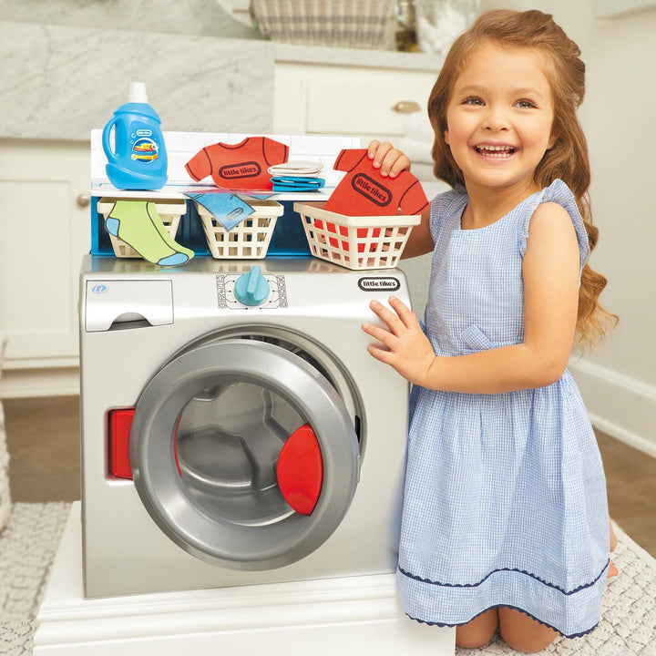 Little Tikes Washer Dryer - Realistic Pretend Play Appliance for Kids - Interactive Toy Washing Mach