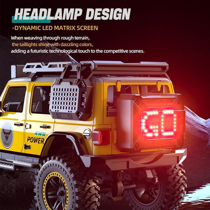 X-Verse SG206PRO Ferngesteuertes Auto, 1:20 RC Autos Kohlebürste Motor, 4WD All Terrain Offroad RC T