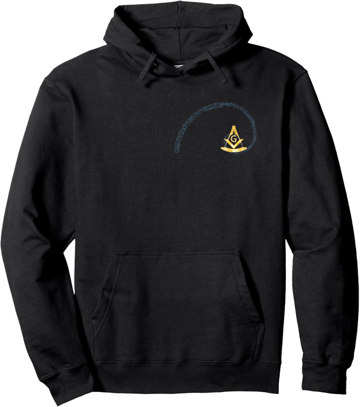 Freimaurer Geschenk Quadrat &amp; Kompass Fibonacci Spirale Pullover Hoodie