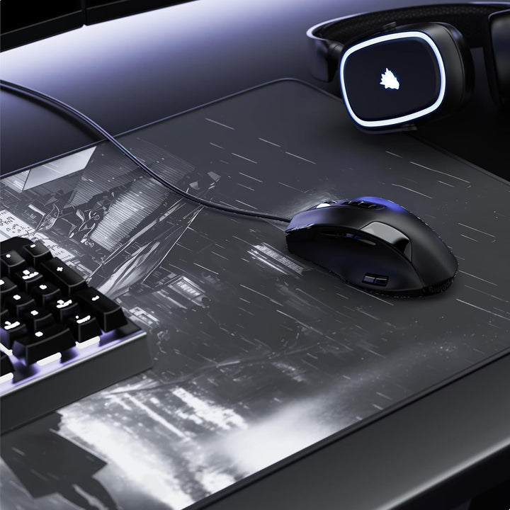 TITANWOLF - XXL Speed Gaming Mauspad 900 x 400mm - XXL Mousepad - Tischunterlage Large Size - verbes