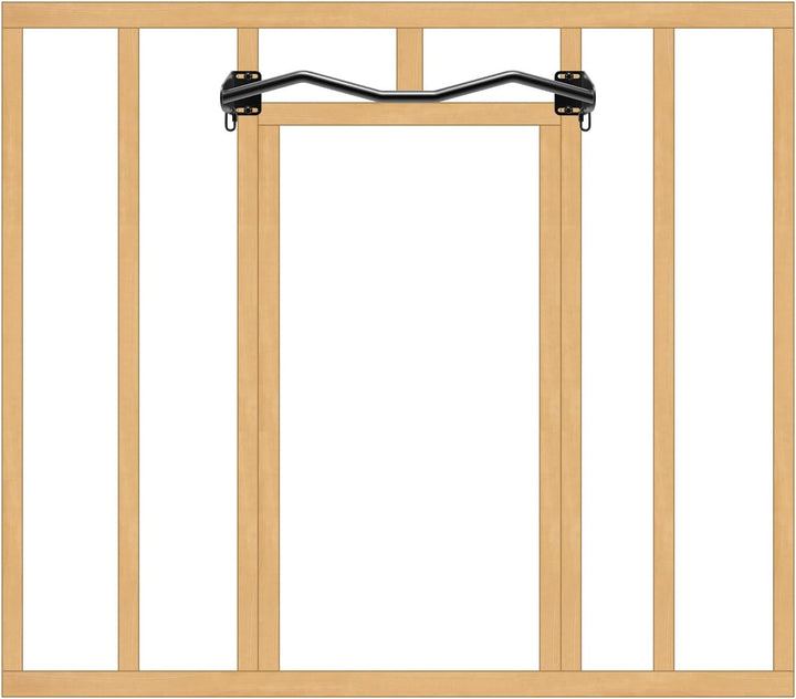 Kipika Heavy Duty Ceiling Mounted Pull Up Bar, Highly Adjustable, Multifunctional Chin Up Bar M Type