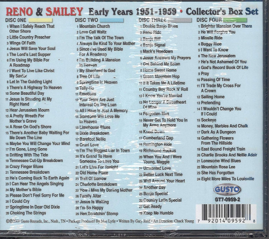 Early Years 1951-1959, Audio-CD