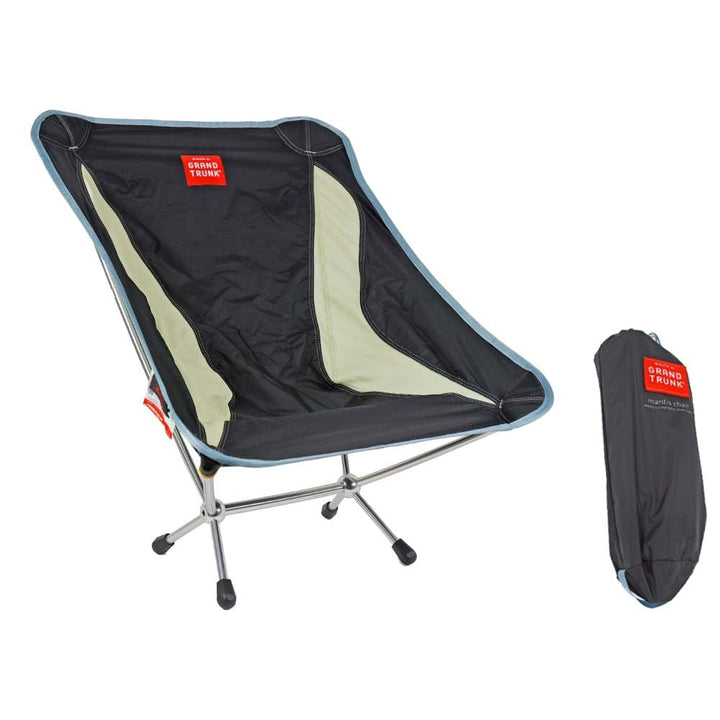 GRAND TRUNK Campingstuhl, Aluminium, Schwarz, Mantis, Schwarz