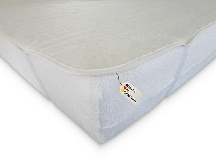 Dukal | Molton-Auflage mit Eckgummi | 160 x 200 cm | aus hochwertigem Kalmuck-Molton | 100% Baumwoll