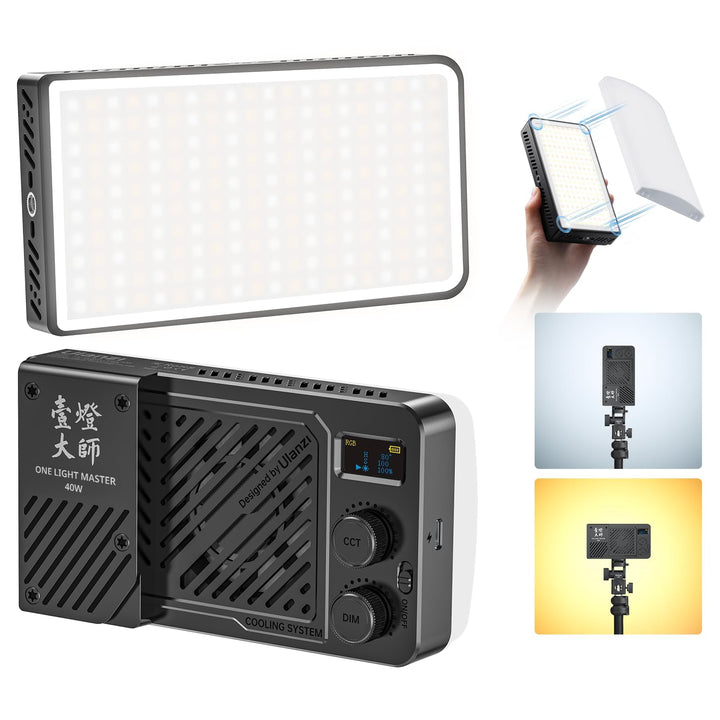 Tragbare Ulanzi Video-Licht 40W