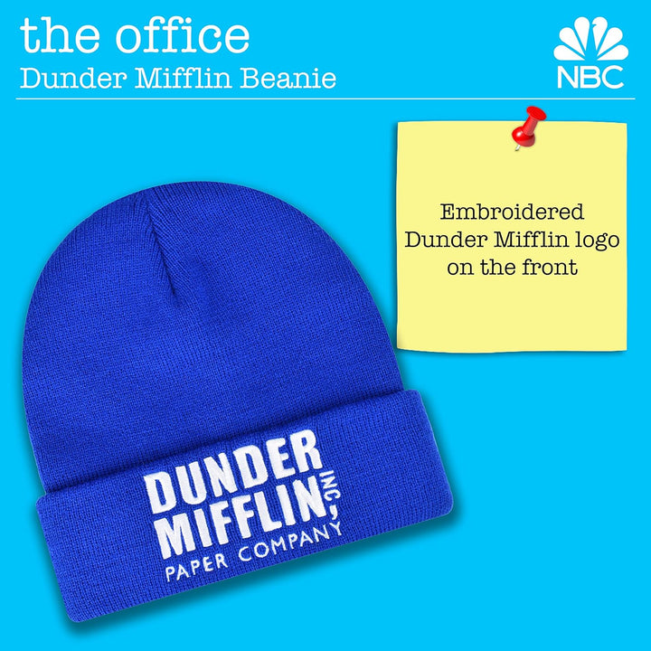 Concept One Herren The Office Dunder Mifflin Paper Company Strickmütze aus Acryl mit Bündchen Beanie