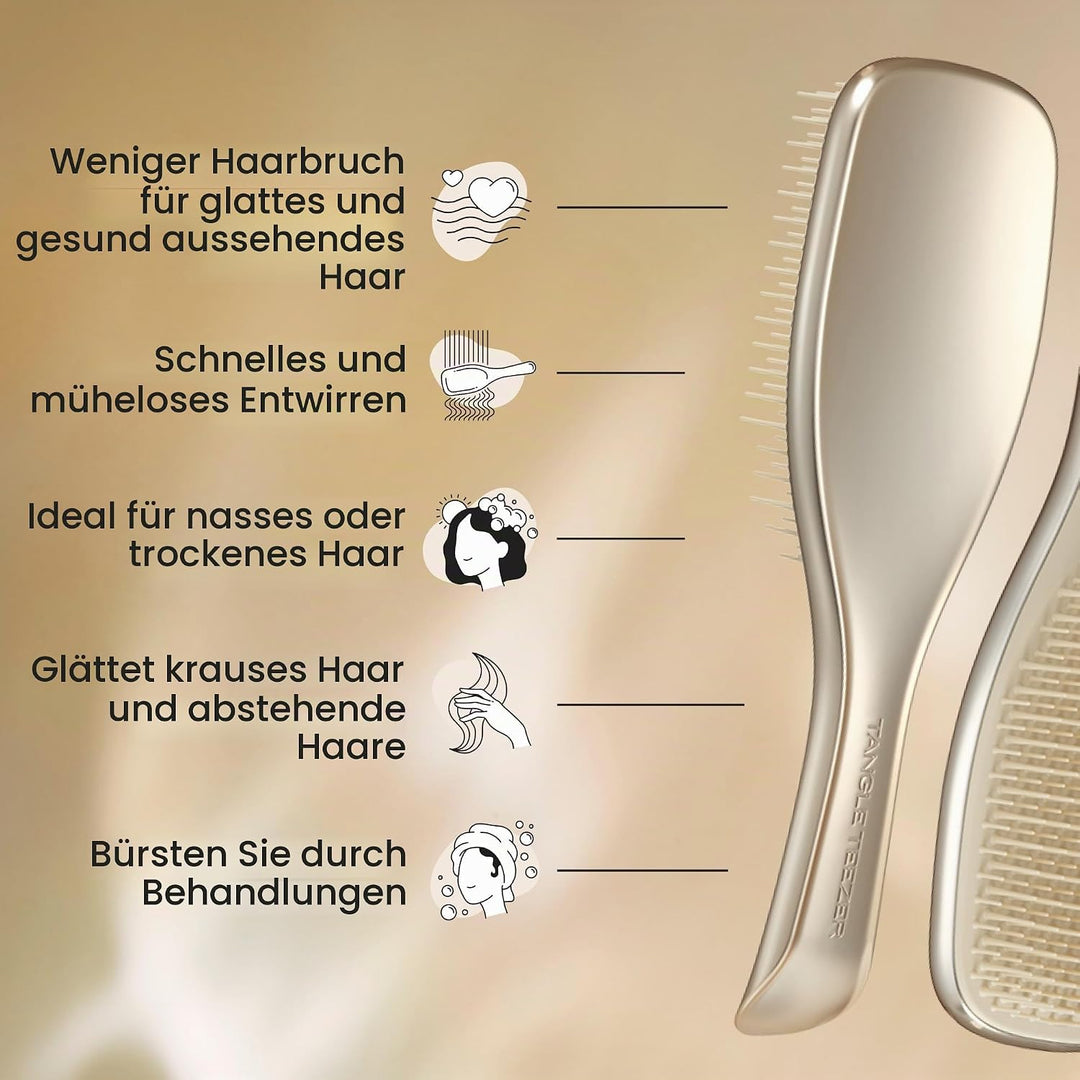 Tangle Teezer Ultimate Detangler Haarbürste – Nasses &amp; Trockenes Haar – Entwirrungsbürste für Alle H