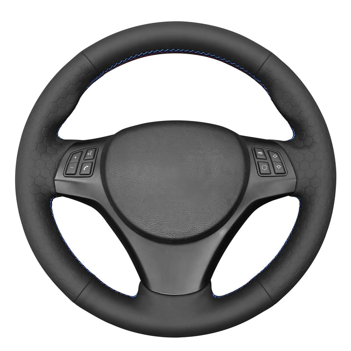MEWANT Auto Lenkradhülle für Sport M3 E90 E91 E92 E93 E87 E81 E82 E88 X1 E84 3m thread, 3m thread