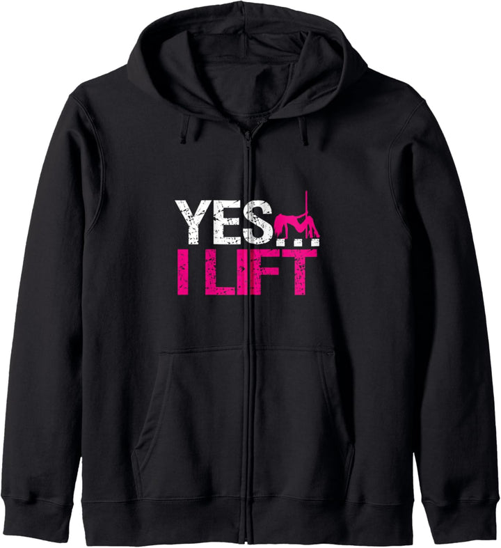 Ja I Lift Funny Pole Dance Fitnesstraining Kapuzenjacke