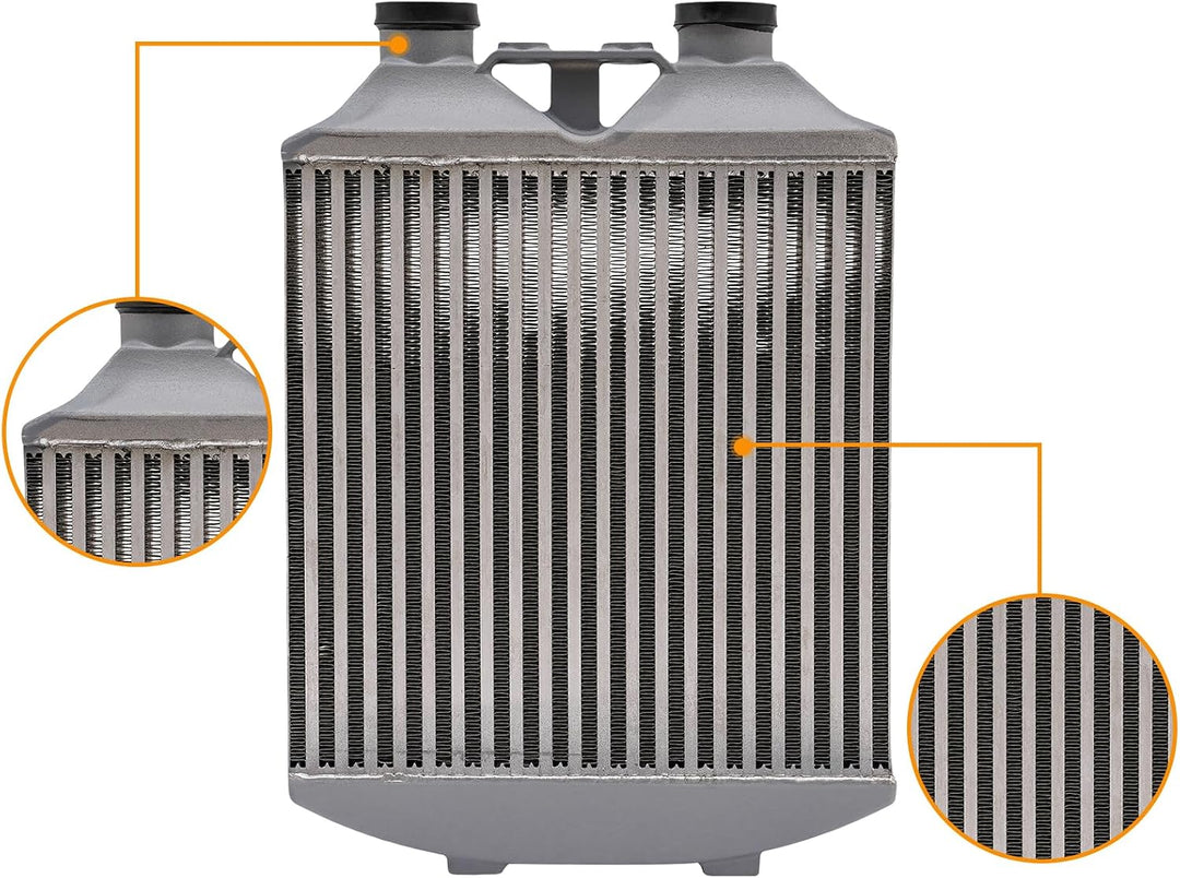 Intercooler Aluminium für Auto Turbo Intercooler, Intercooler Turbolader, Leistung, Universal, Front