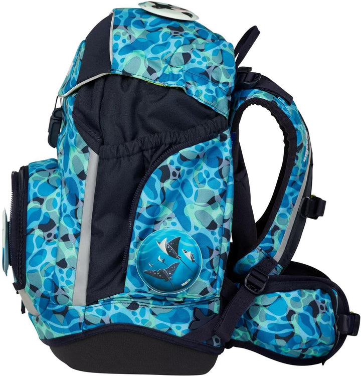 ergobag Pack Set ergonomischer Schulrucksack flexibel 6-teilig Set 1. Klasse Grundschule für Mädchen