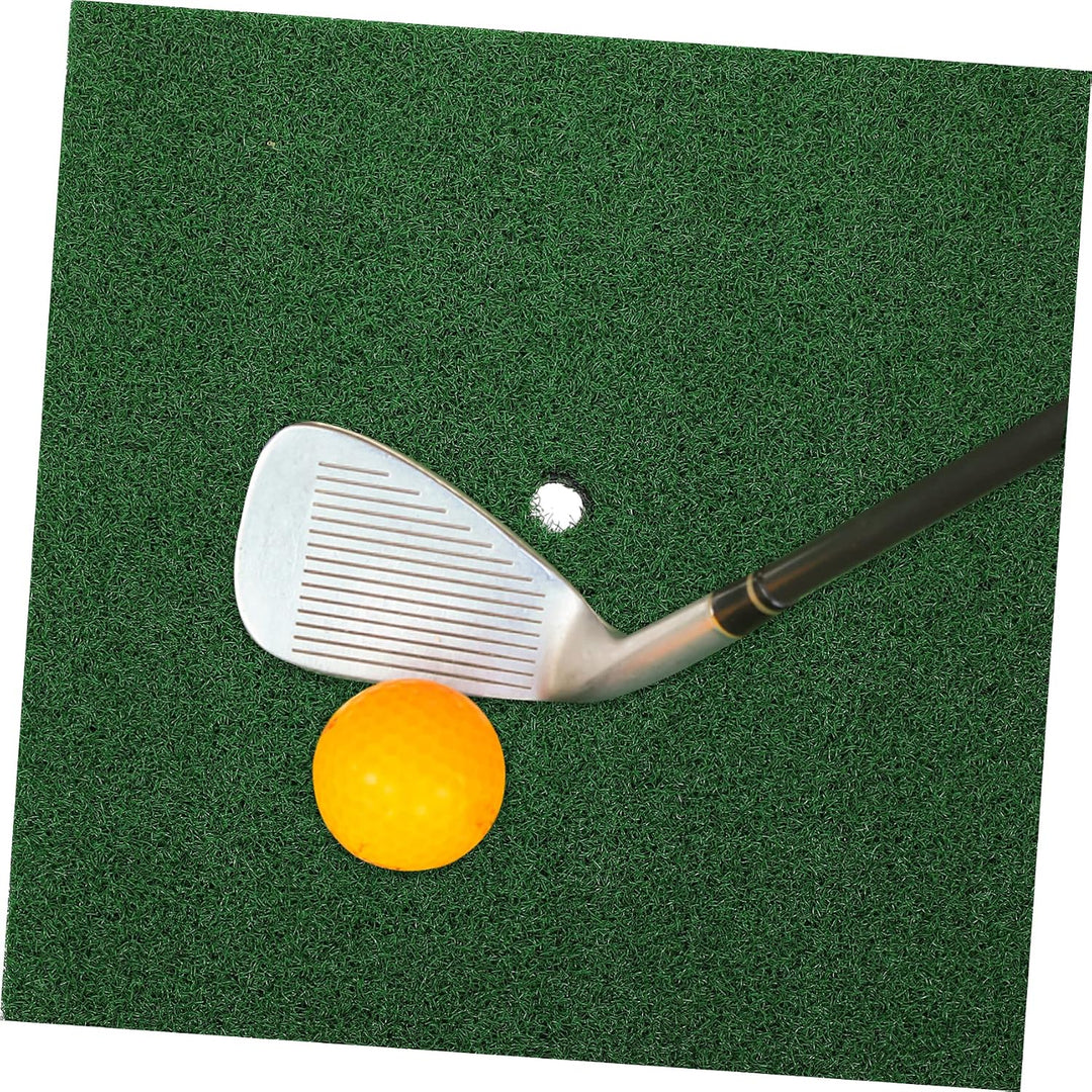 Kisangel Übungsmatte und Sichtbar aus Kunstrasen und Eva 30x30cm Golf Leicht Tragbare für Anfänger u