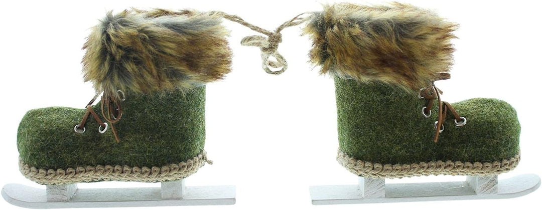 Winter deko, Hänger Schlittschuhe, im 2er Set, Weihnachten, Winterzeit