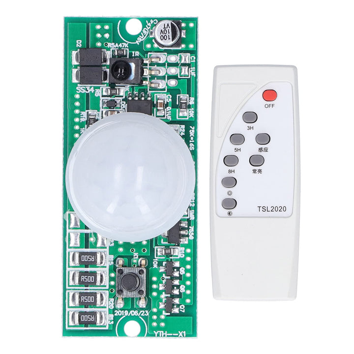 Haofy Solar-Lampen-Controller, Body-Induktions-Modul, Fernbedienung Solar Power Charging Controller