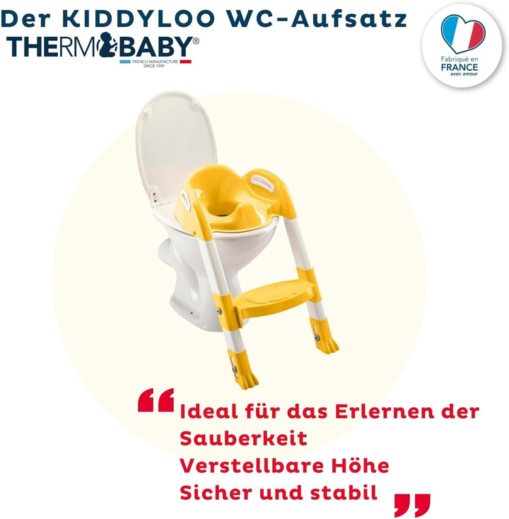 Thermobaby - Kinder-WC-Reduzierer - Kiddyloo - Clever, spielerisch &amp; hygienisch - Verstellbare Beine