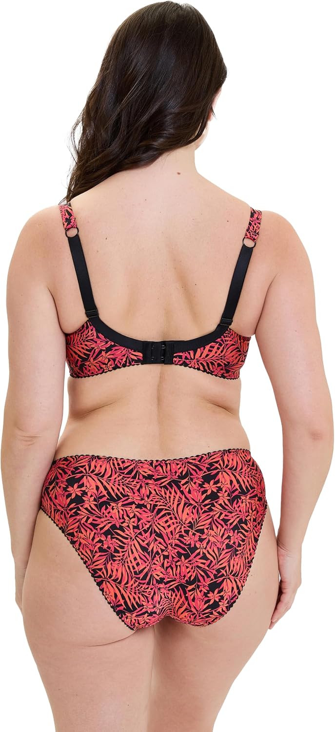 Sans Complexe - Modell Amelie Print - BH - Damen 75C Korallenblätter, 75C Korallenblätter