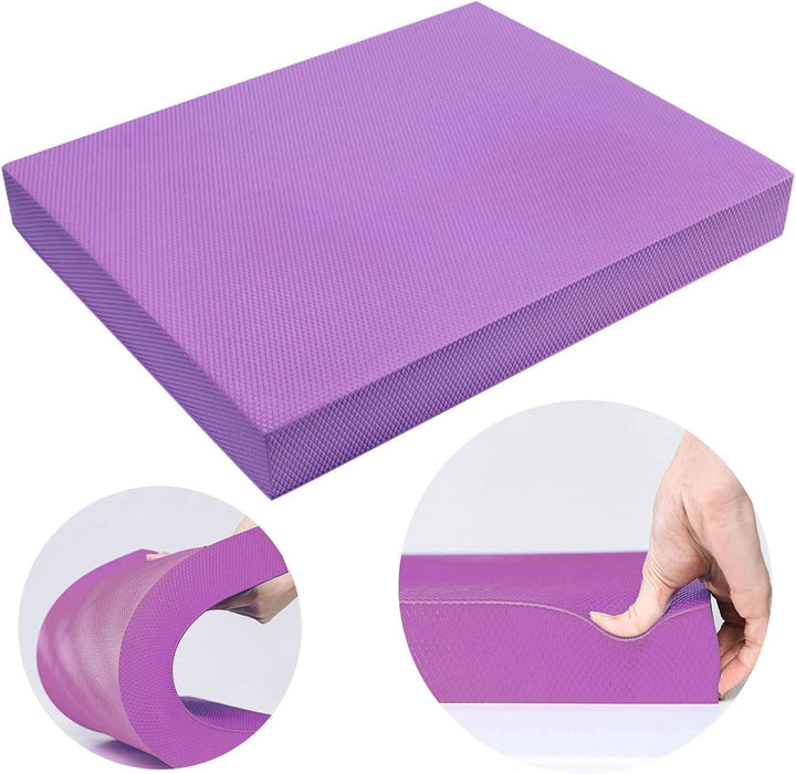 Balance-Pad, Hohe Rückfederung, TPE-Yogamatte, Reissfest, Leicht, Tragbar, für Fitness, mit Rutschfe