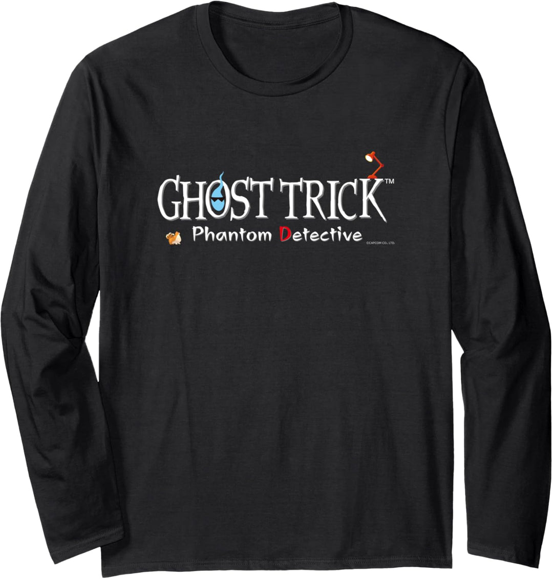 GHOST TRICK Logo Langarmshirt