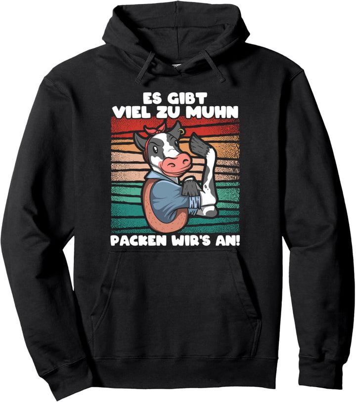 Kuh, Lustiger Spruch, Kühe, Rind, Bauer &amp; Rinderzüchter Pullover Hoodie